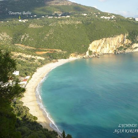 Lichnos Babis Taverna & Rooms Parga Ngoại thất bức ảnh