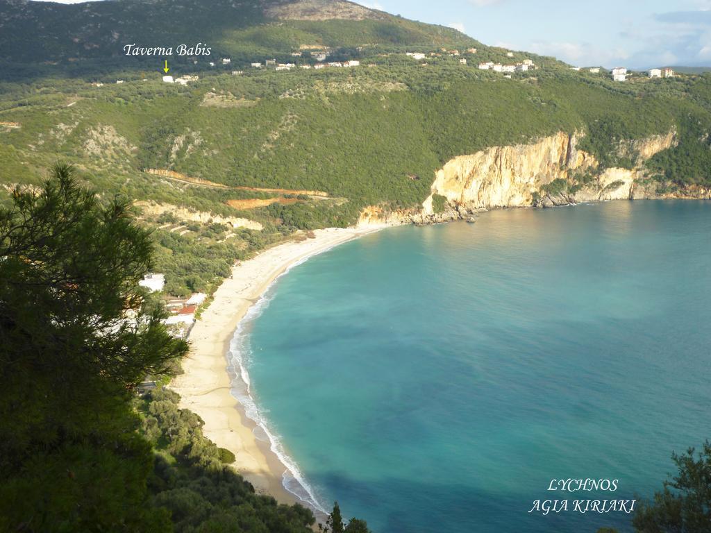 Lichnos Babis Taverna & Rooms Parga Ngoại thất bức ảnh